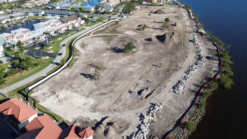 Rip Rap Begins on South End web